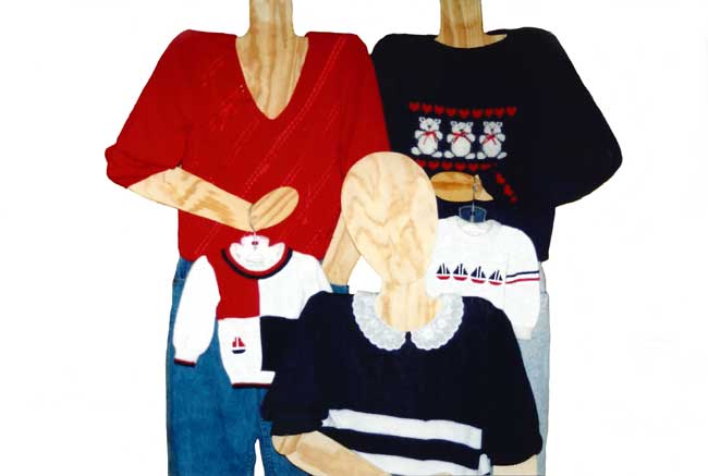 Machine Knitting Set-In Sleeve Sweater Patterns Sandee's Kwik Knits Sandee Cherry